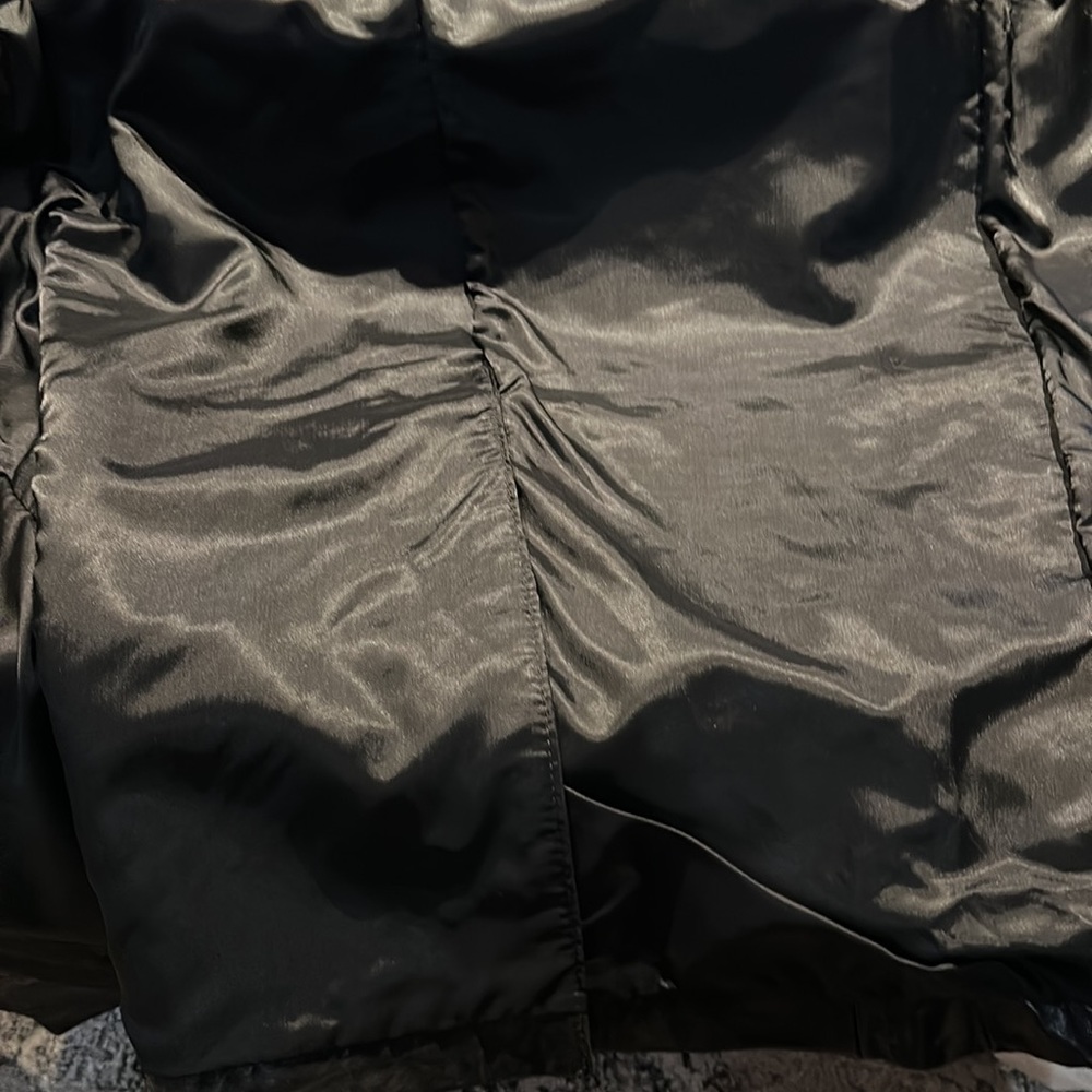 ⭐️SALE⭐️ Pelle Long Black Leather Jacket EUC - Picture 12 of 14